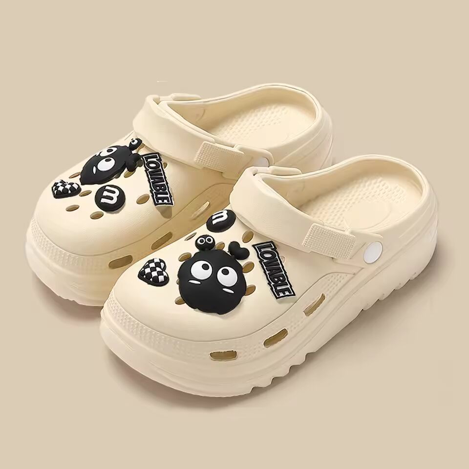 ZHIDA Women's Sandals Summer Outdoor Soft Bottom Nurse Shoes Indoor Slip-On Clogs Couples Garden Shoes Slides EVA Beach Shoes