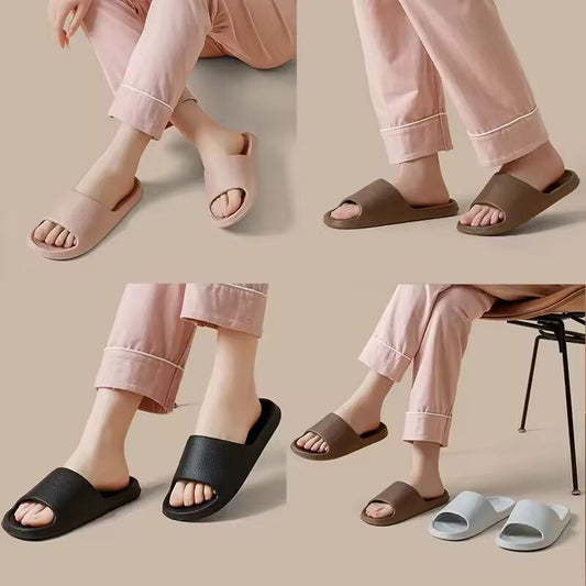 2025 Women Soft Sole Thick Platform Sandals Indoor Outdoor Beach Summer EVA Non Slip Flip Flops Comfortable Casual Footwear